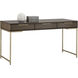 Rebel 59.25 X 23.75 inch Gold / Raw Umber Desk